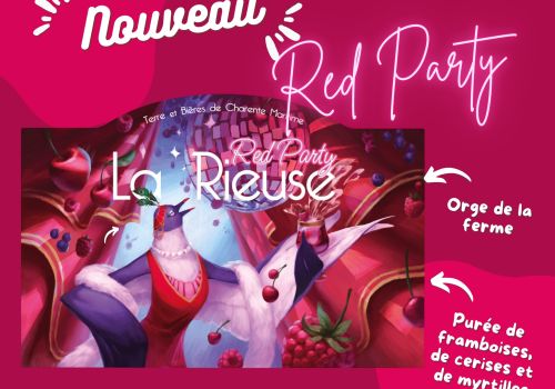 Nouvelle bière : Red Party La Rieuse