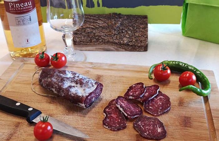 A la Ferme d'Aunis saucisson