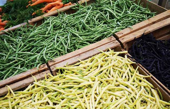 A la Ferme d'Aunis haricots
